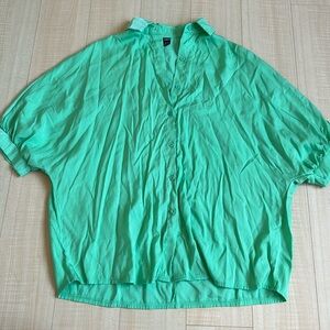 Green blouse